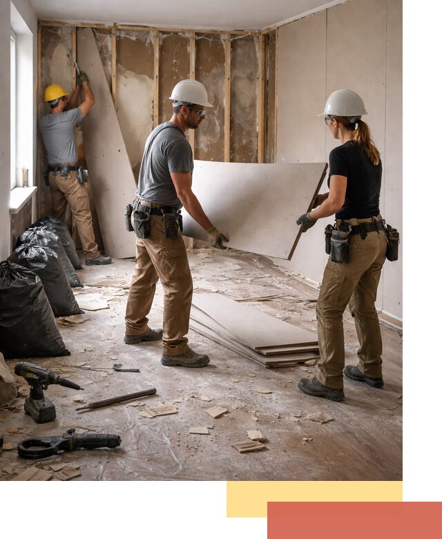 Демонтаж стеновых панелей в Заинске быстро и аккуратно