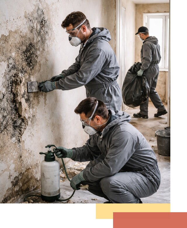 Удаление плесени со стен профессионально в Заинске