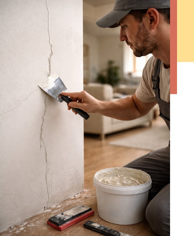 Заделка трещин и сколов в Заинске от 2491 руб. — быстро и недорого | ОТДЕЛОЧНИК-Знс