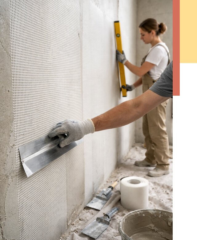 Армирование стен стеклосеткой в Заинске от 3254 руб. под ключ | ОТДЕЛОЧНИК-Знс