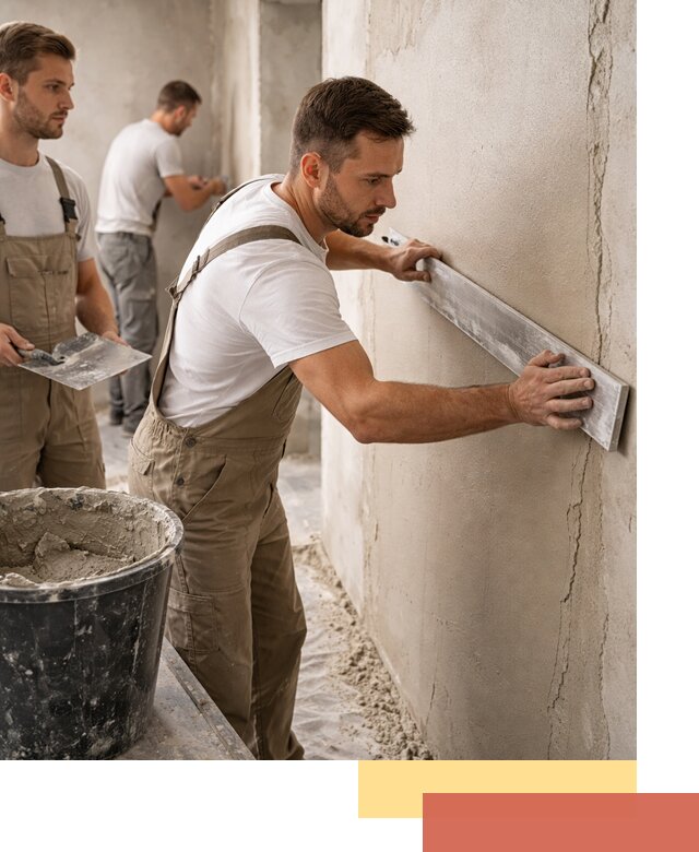 Штукатурка стен без маяков в Заинске быстро и качественно