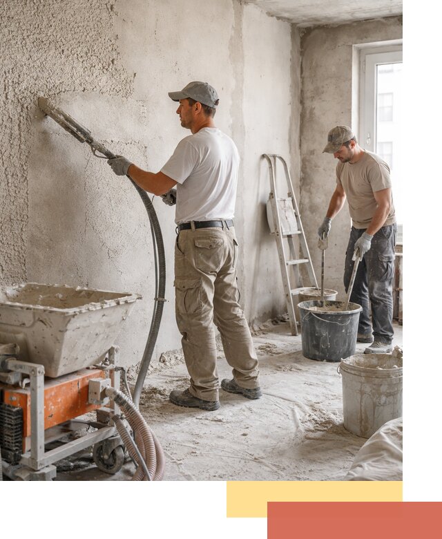 Машинная штукатурка стен в Заинске — быстро и качественно