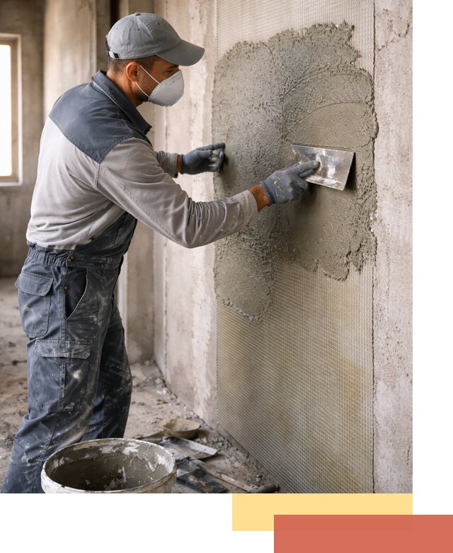 Штукатурка стен по сетке в Заинске под ключ качественно и быстро