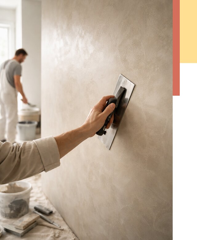 Венецианская штукатурка в Заинске от 3559 руб/м² — нанесение стен под ключ | ОТДЕЛОЧНИК-Знс