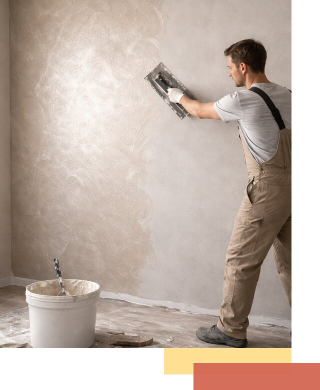 Декоративная штукатурка «Мокрый шелк» под ключ в Заинске