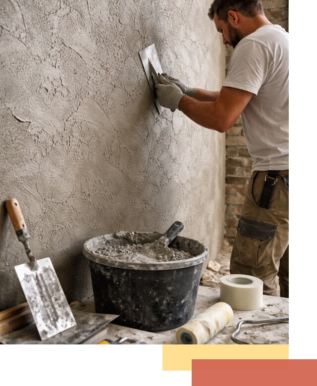 Декоративная штукатурка лофт в Заинске — отделка стен и потолков