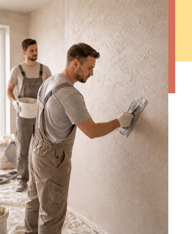 Фактурная штукатурка стен в Заинске от 4271 руб./м² — заказать под ключ | ОТДЕЛОЧНИК-Знс