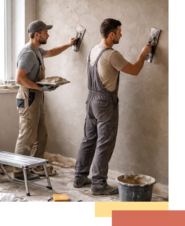 Ремонт декоративной штукатурки и восстановление фактуры в Заинске