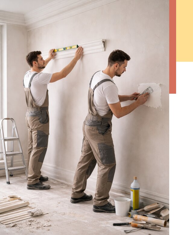 Монтаж лепнины на стены в Заинске от 4576 руб. — недорого, быстро | ОТДЕЛОЧНИК-Знс