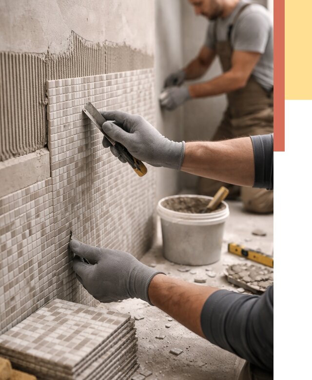 Облицовка стен мозаикой в Заинске от 3254 руб/м2 — укладка мозаики на стены | ОТДЕЛОЧНИК-Знс