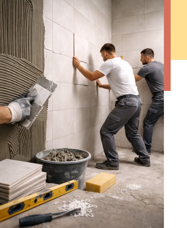 Укладка плитки на стены в Заинске от 864 руб. — качественно и недорого | ОТДЕЛОЧНИК-Знс