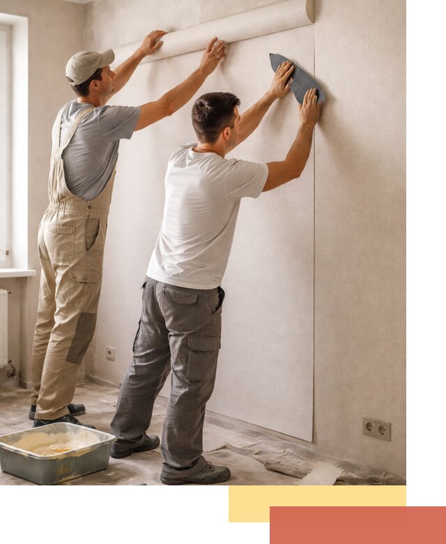 Поклейка виниловых обоев в Заинске профессионально и качественно