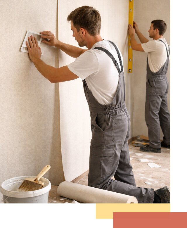 Поклейка бумажных обоев в Заинске качественно и недорого