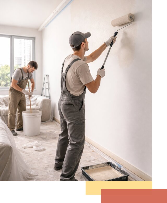 Покраска стен в офисе в Заинске — быстрый и качественный ремонт