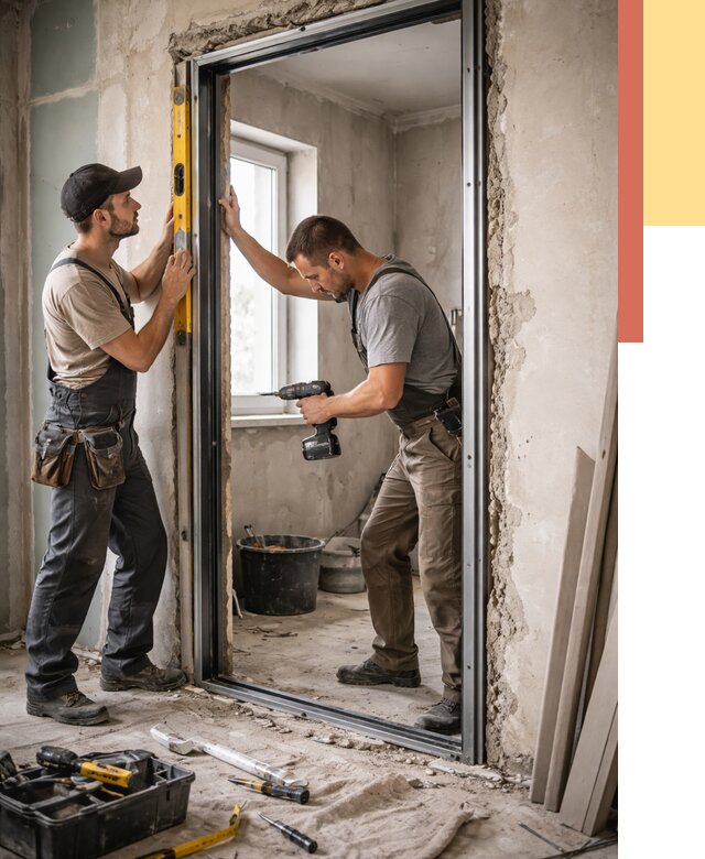 Закладка дверного проема в Заинске от 3559 руб. — быстро и недорого | ОТДЕЛОЧНИК-Знс