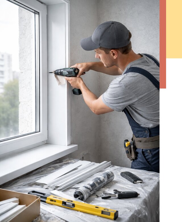 Установка пластиковых откосов в Заинске от 2288 руб. | ОТДЕЛОЧНИК-Знс монтаж, быстро и недорого