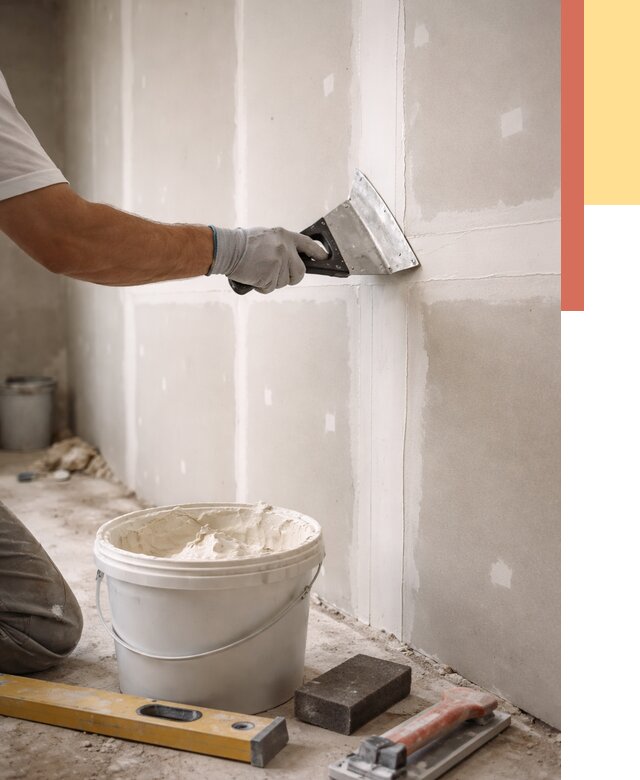 Шпаклевка перегородок из гипсокартона в Заинске от 2542 руб. — услуги ОТДЕЛОЧНИК-Знс