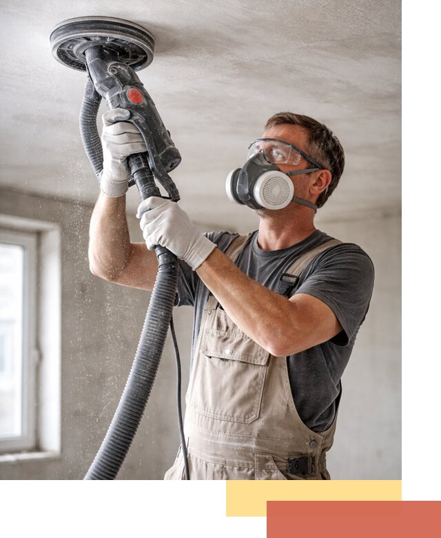 Шлифовка потолка в Заинске — качественная подготовка под отделку