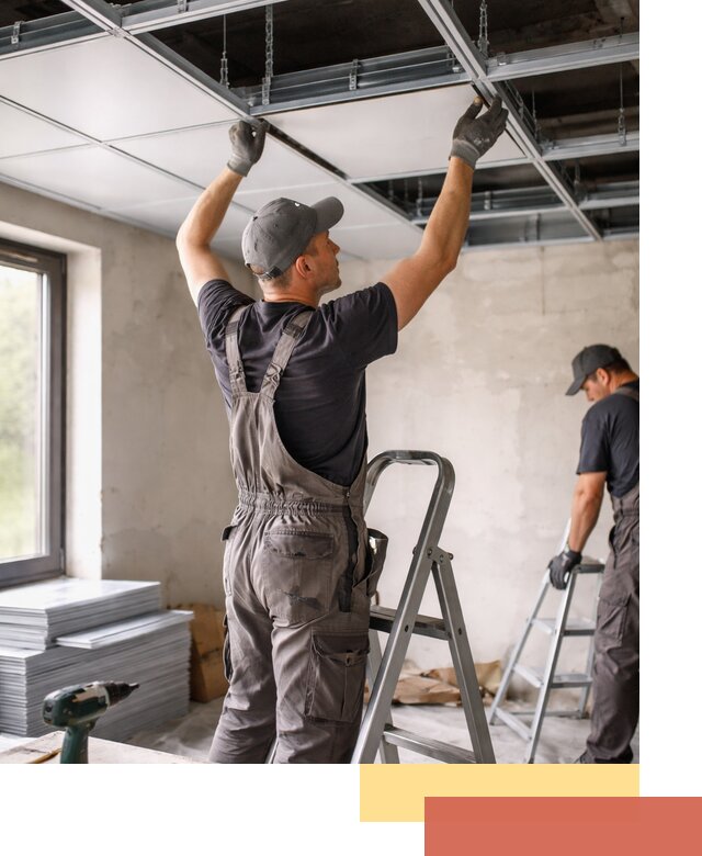 Монтаж кассетного потолка в Заинске качественно и быстро