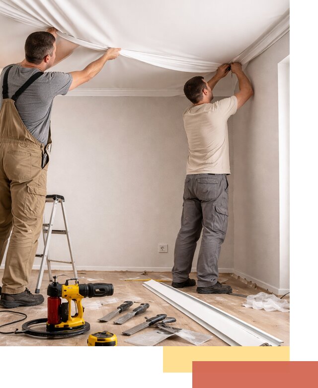 Монтаж ПВХ натяжного потолка в Заинске качественно и быстро