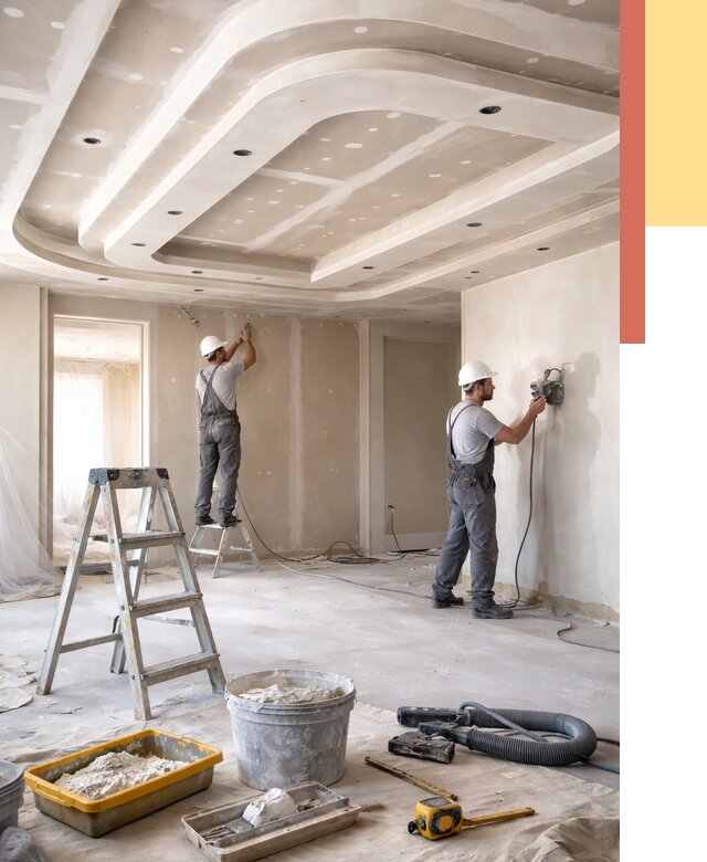 Многоуровневый потолок из гипсокартона в Заинске от 763 руб. под ключ | ОТДЕЛОЧНИК-Знс