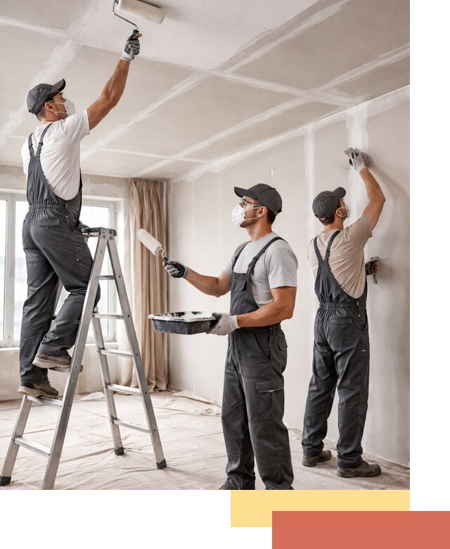 Покраска потолка из гипсокартона в Заинске качественно и недорого