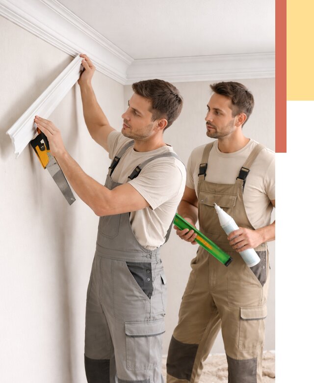 Монтаж потолочного плинтуса в Заинске от 2339 руб. — быстро и недорого | ОТДЕЛОЧНИК-Знс