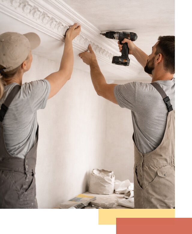 Профессиональный монтаж лепнины на потолок в Заинске