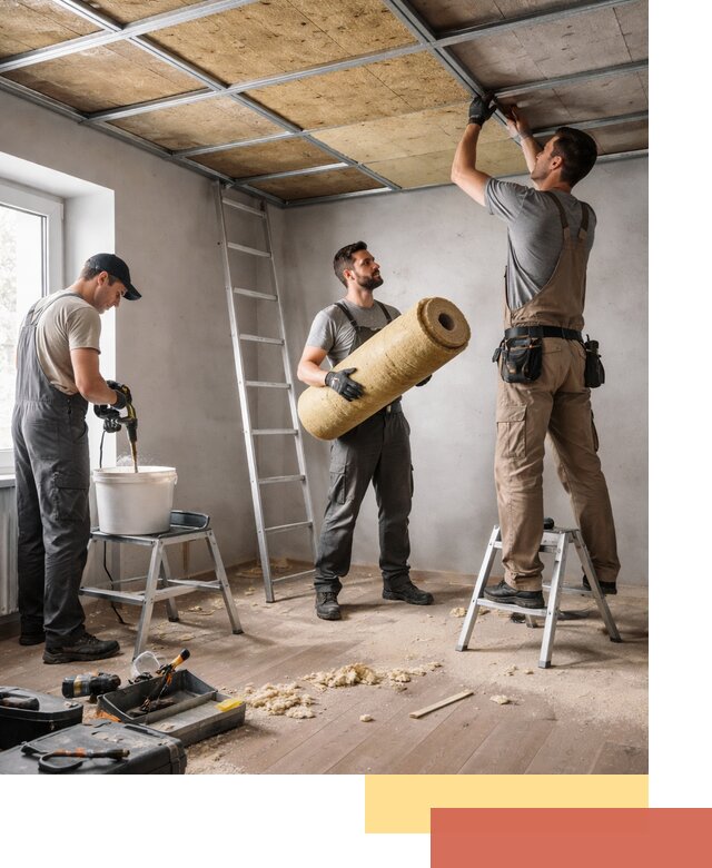 Шумоизоляция потолка в Заинске: профессиональный монтаж и отделка