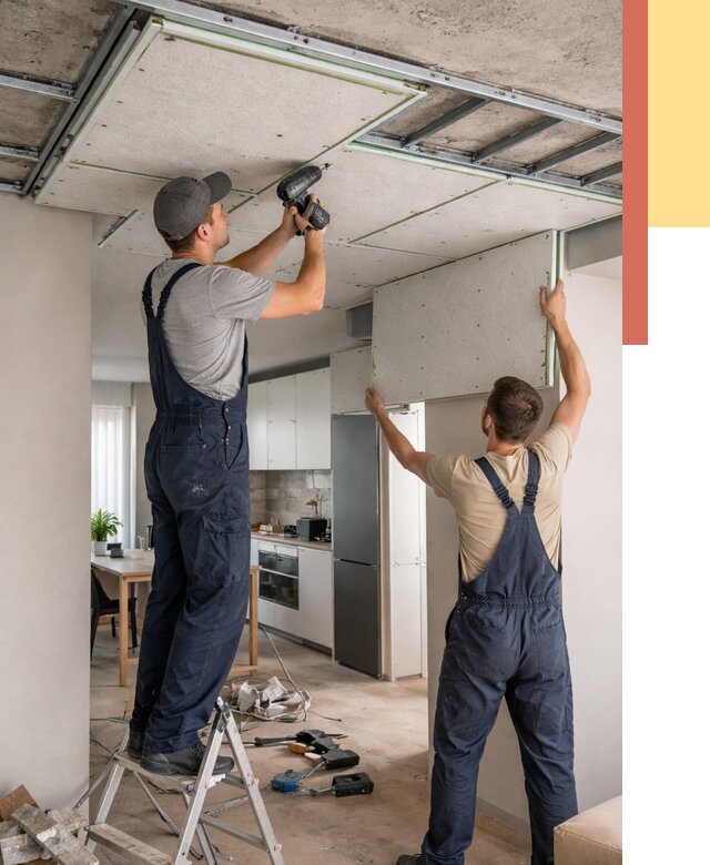 Шумоизоляция потолка панелями зипс в Заинске от 1881 руб. под ключ | ОТДЕЛОЧНИК-Знс